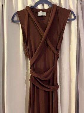 Modern Citizen Tank Wrap Maxi Dress